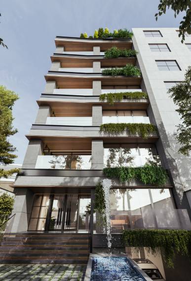  It includes 5 single-unit floors above the ground floor and 2 floors under the ground, each of which is 200 square meters in size, and the total building area is 2000 square meters.