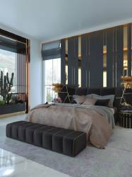 There are 12 residential units on 12 floors, each of which is 1027 square meters in size. All the floors get plenty of light and have a 360-degree unique view of the city and mountains