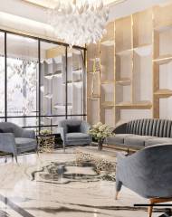 It includes 6 floors above the ground floor and 4 floors under the ground, and there is one unit with an area of 500 square meters on each floor