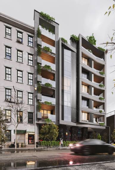 Gila residential building has been designed for a land covering 820 square meters in Jamaran. It includes 5 floors above the ground floor and 4 floors
under the ground, and each floor has two units which are 250 and 274 square meters in size. This building has a movie theater, meeting room, gym, swimming pool, squash court and children’s play room.