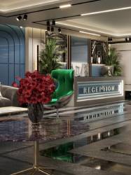 It includes 5 single-unit floors above the ground floor and 2 floors under the ground, each of which is 200 square meters in size, and the total building area is 2000 square meters