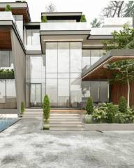 It includes 3 floors over the ground floor and one floor under the ground with an area of 600 square meters. The design of the alcove on the third floor with a 360-degree view has provided a spectacular view of the sea and forest for the residents