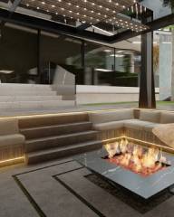 The villa in Ferdous Royan town has been designed with a minimalistic and simple approach to meet this need; however, it is still modern and comfortable. 