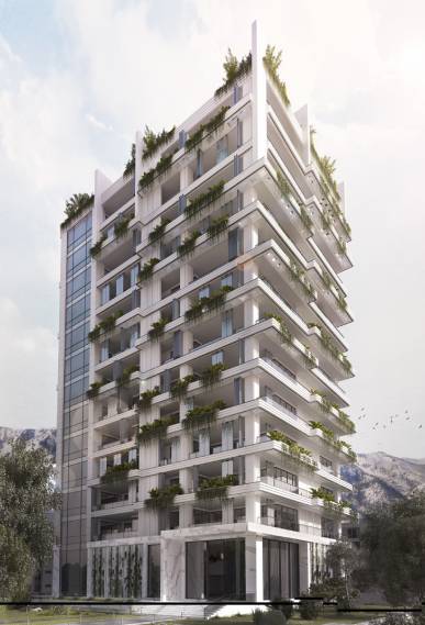 All the units have the same architecture and a 188-meter balcony in the
north, east and south directions. There is a 6-person outdoor jacuzzi in the south balcony with a spectacular view. 