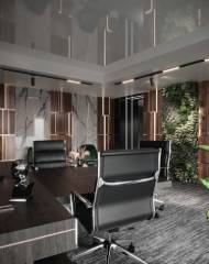 In addition, since the building is located beside the express way and viewers move along the horizon, horizontal elements were used in the design to provide visual companionshi